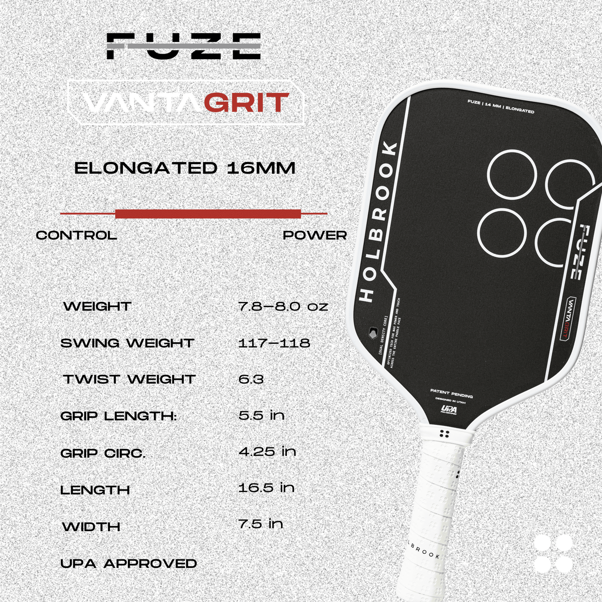 Fuze VantaGrit - Holbrook Pickleball