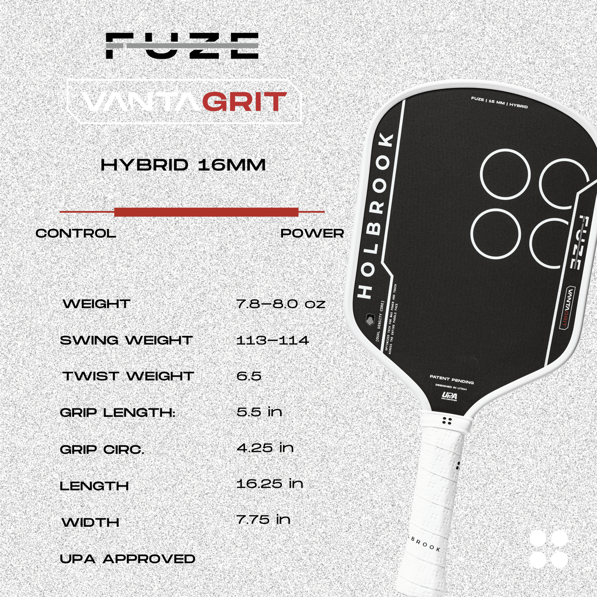 Fuze VantaGrit - Holbrook Pickleball