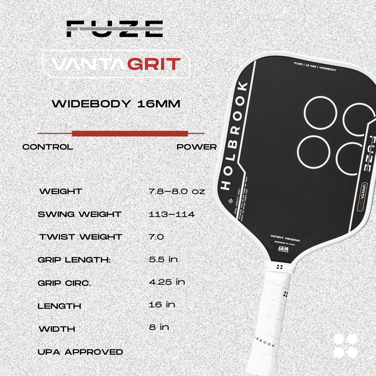 Fuze VantaGrit - Holbrook Pickleball