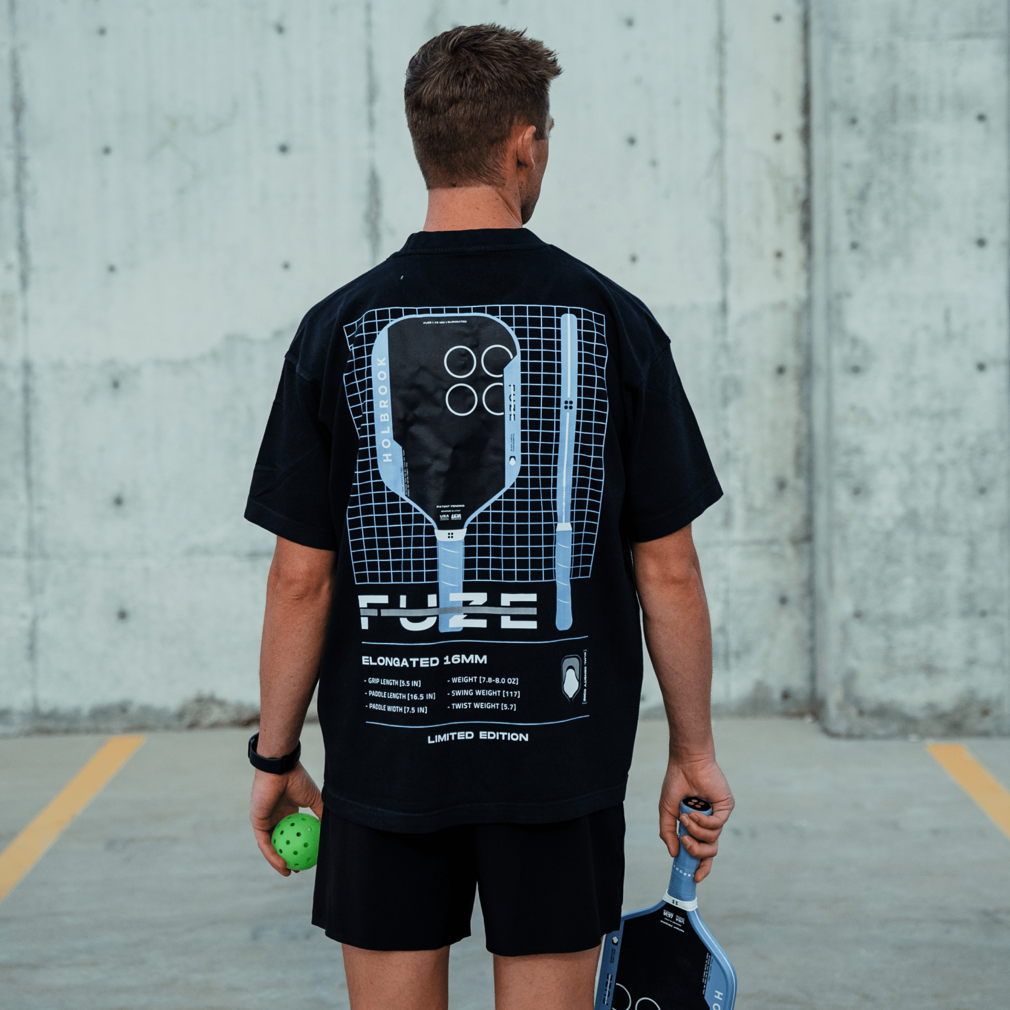 Limited Edition Blue Fuze T - Holbrook Pickleball