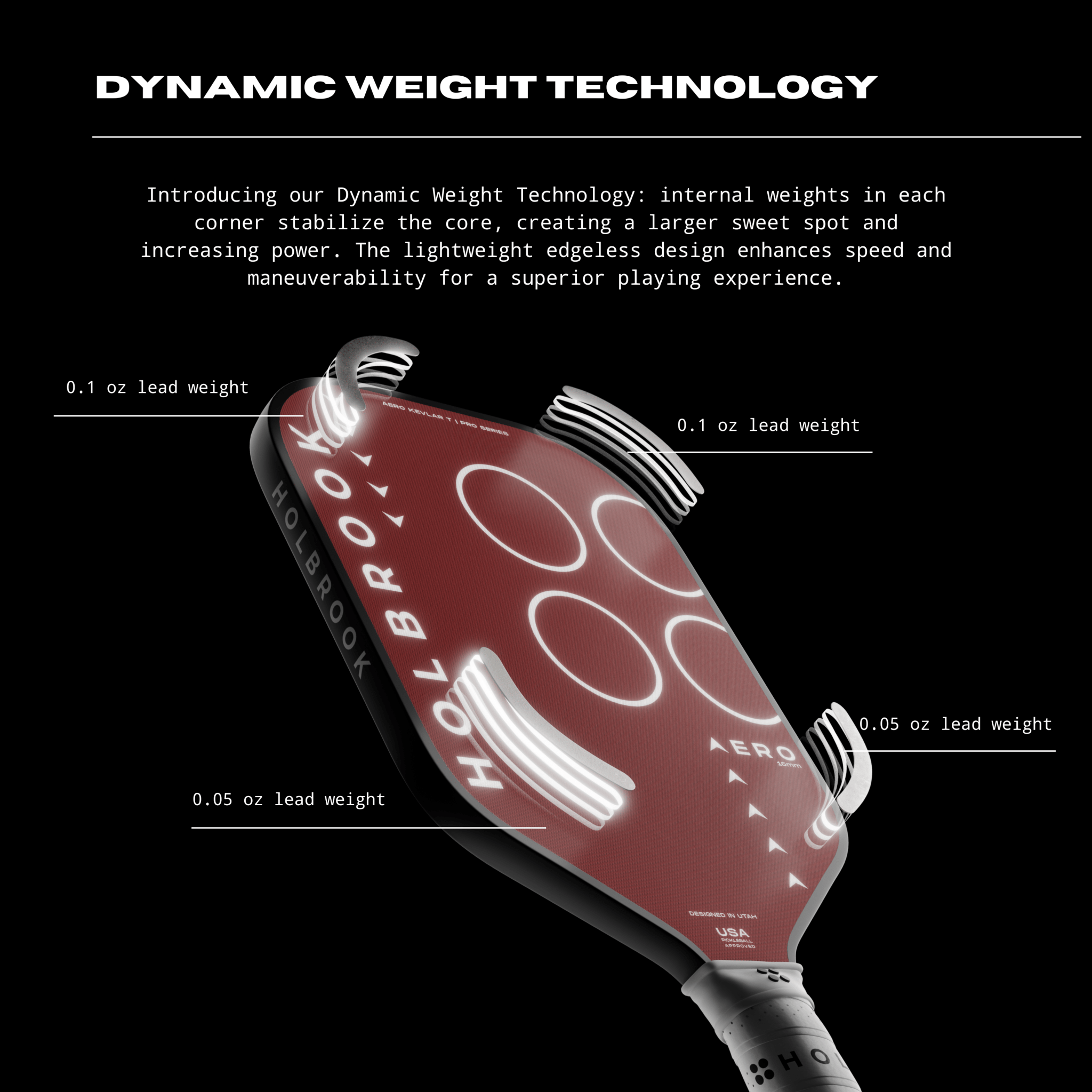 Aero Kevlar T 16mm - Holbrook Pickleball