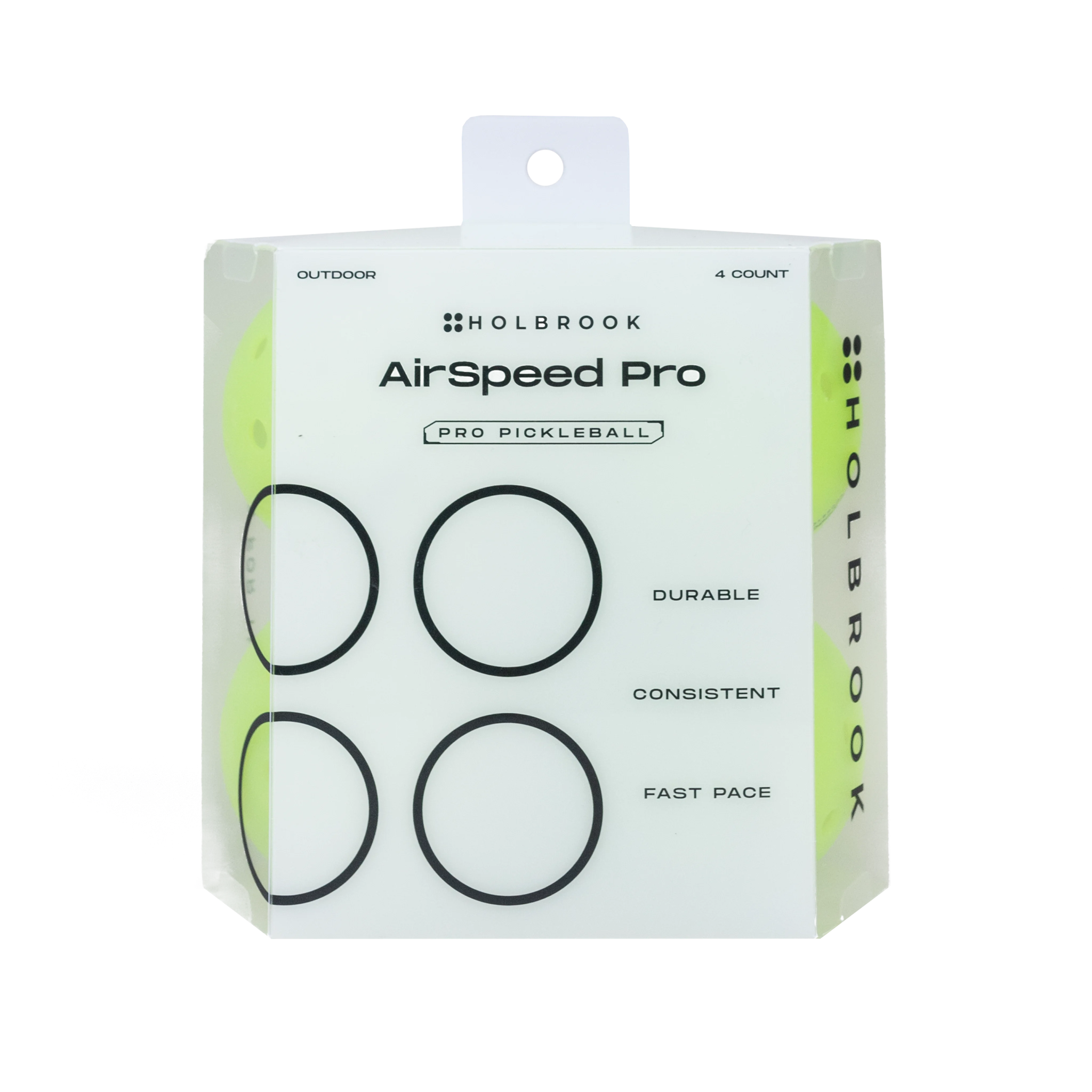 Airspeed Pro Pickleballs - 4 Pack - Holbrook Pickleball