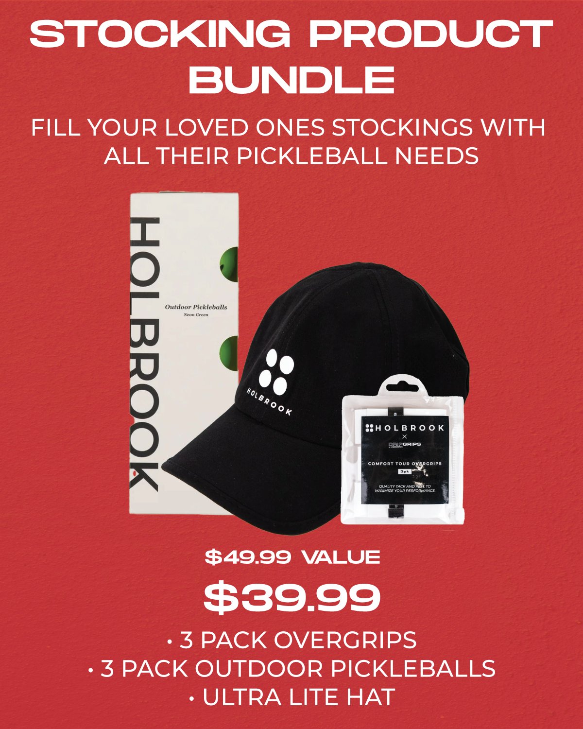 Stocking Stuffer Bundle - Holbrook Pickleball