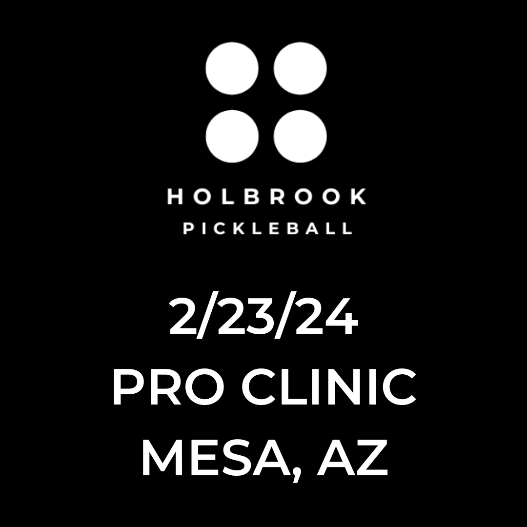 Mesa, AZ Clinic with Martin & Tammy Emmrich - Holbrook Pickleball